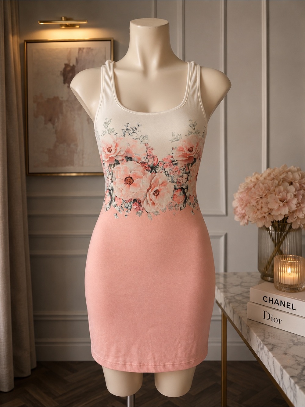 🌸 Dreamy Floral Bodycon Dress 🌸